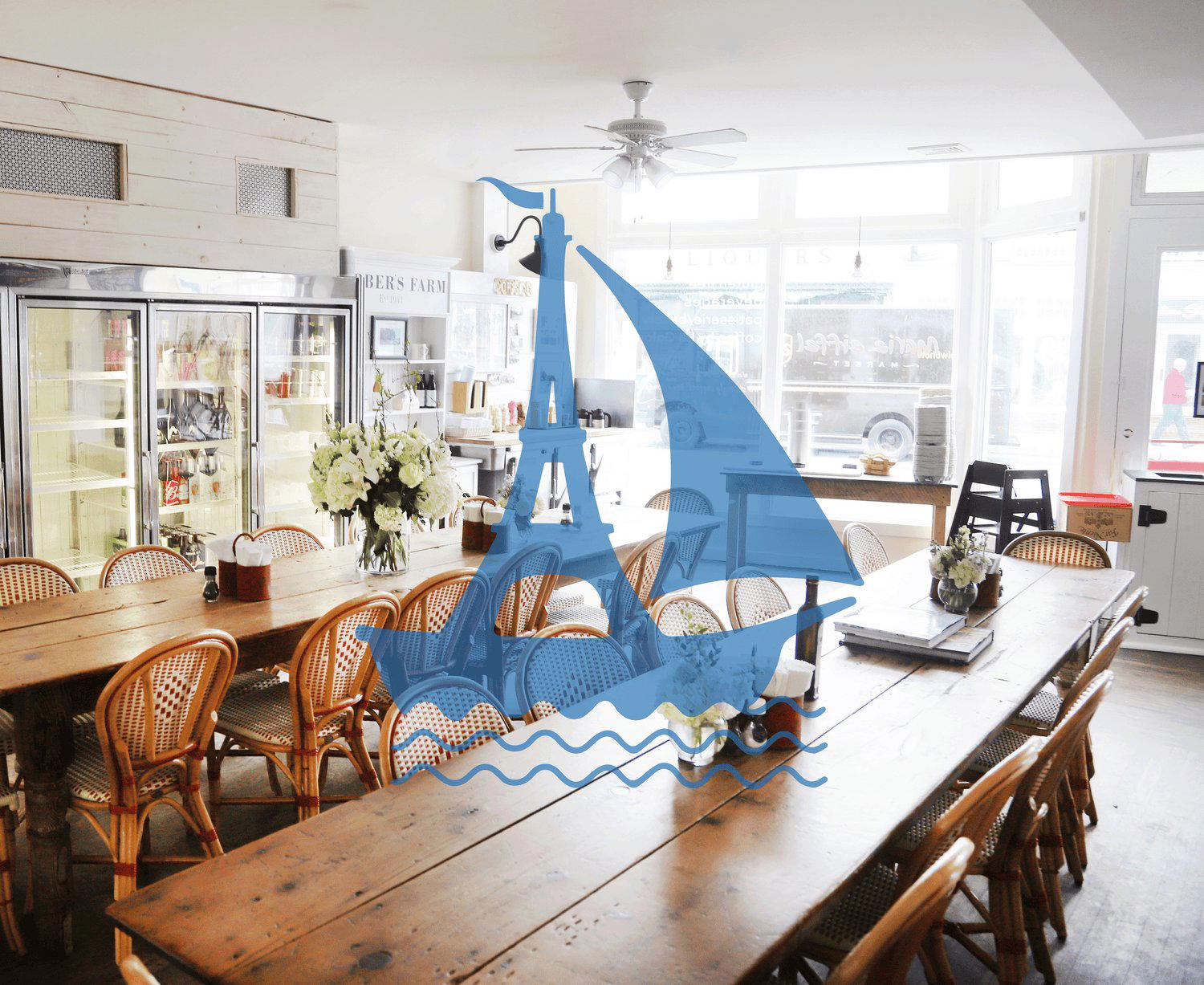 Marie Eiffel Market restaurant in Shelter Island