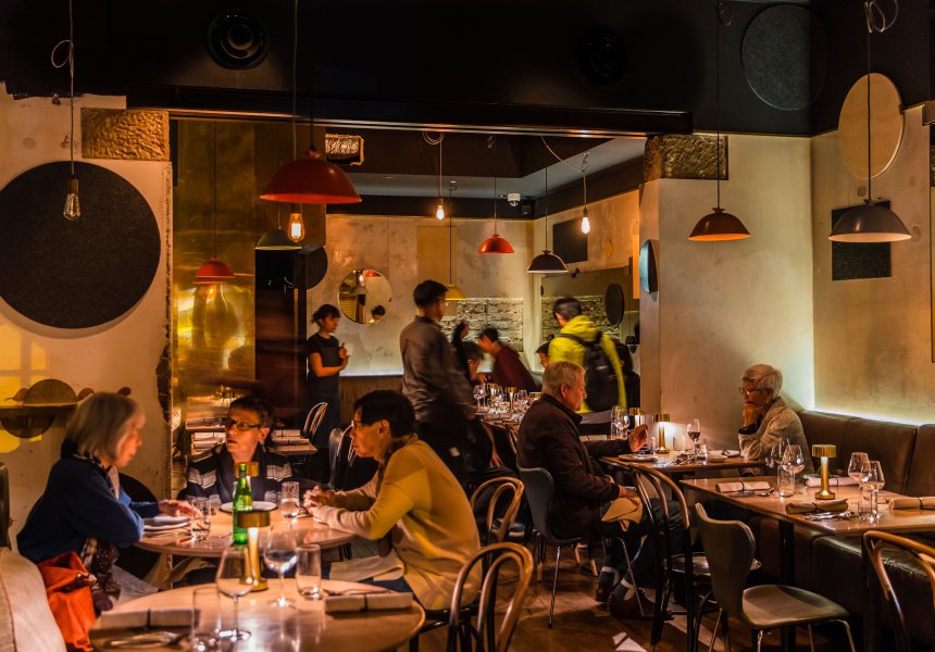 Yellow restaurant in Sydney, Australia