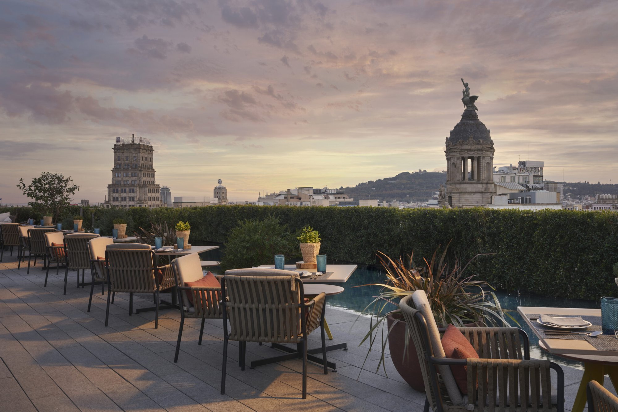 Terrat @ Hotel Mandarin Oriental restaurant in Barcelona, Spain