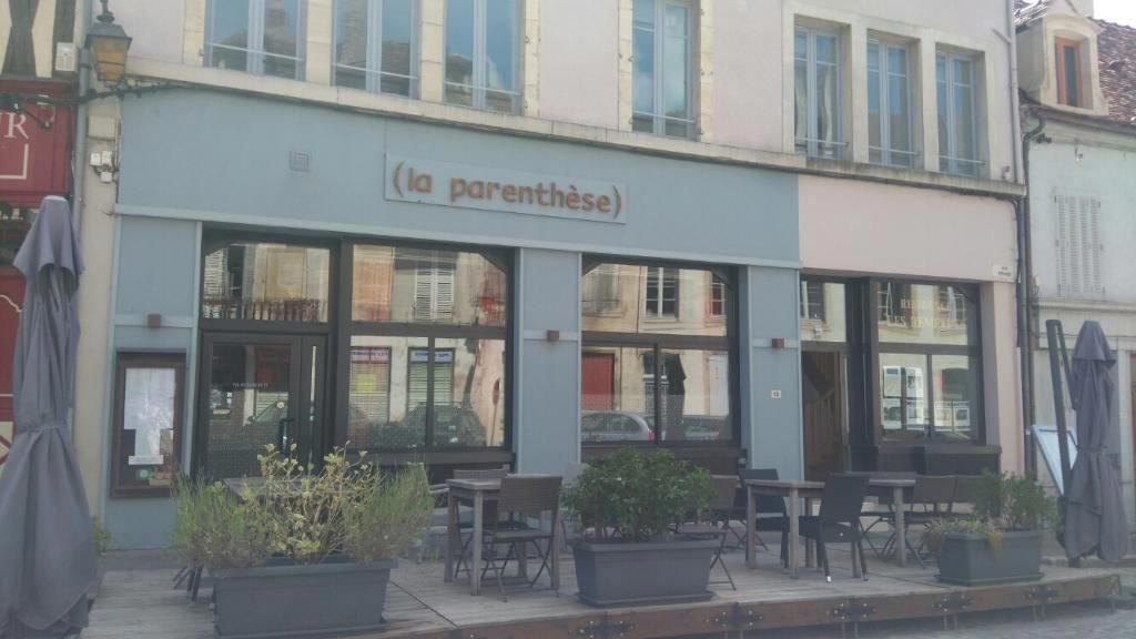La Parenthèse restaurant in Semur-en-Auxois