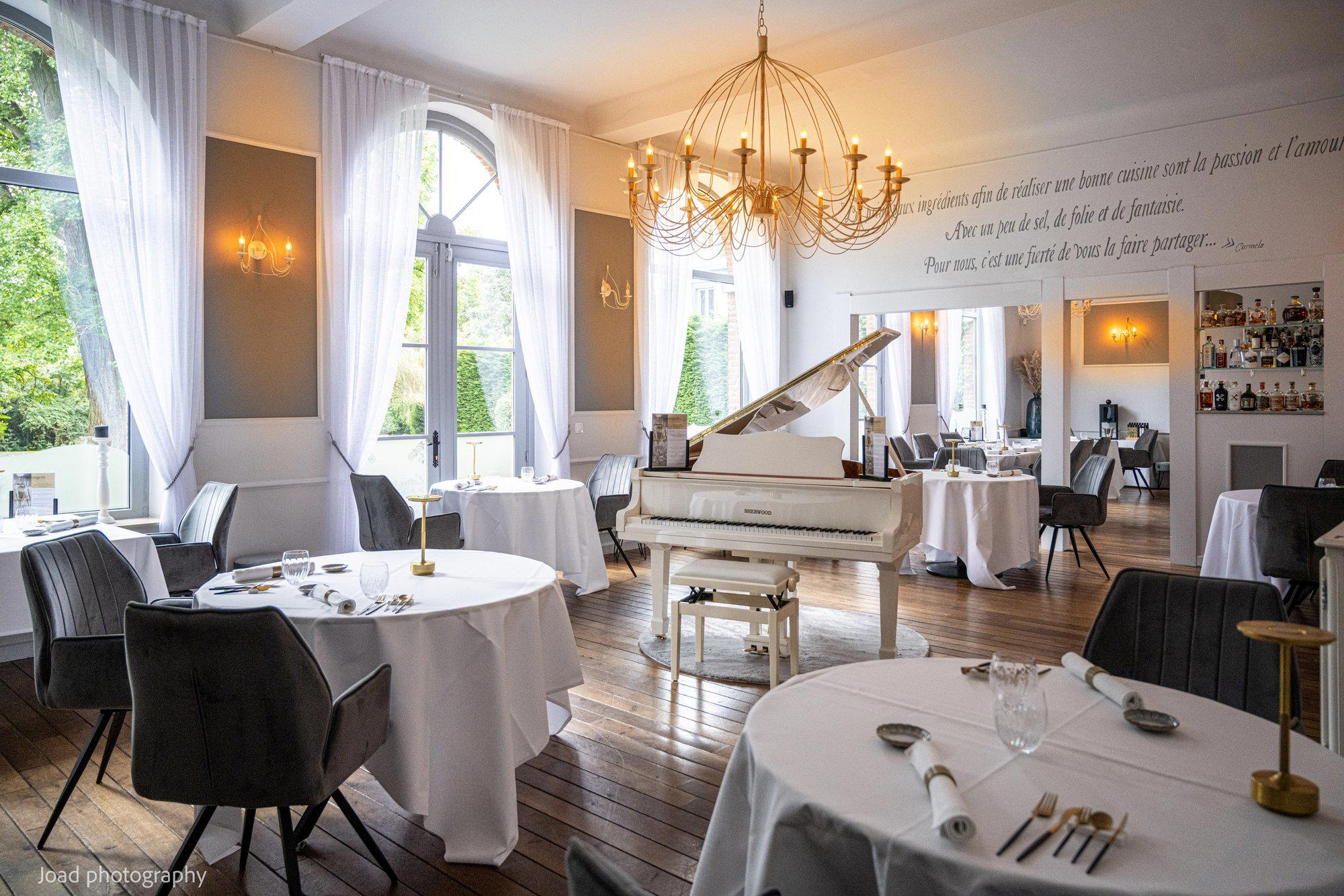 L'Orangerie restaurant in Villers-le-Bouillet, Belgium