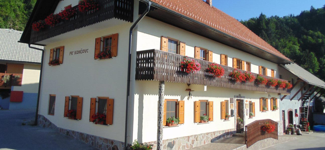 Pr' Končovc restaurant in Kranj, Slovenia