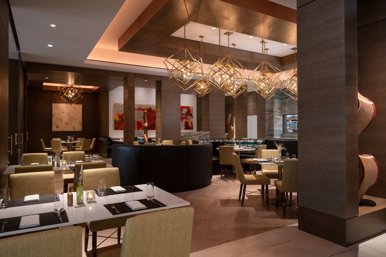 Tangerine Room restaurant in Anaheim, United States