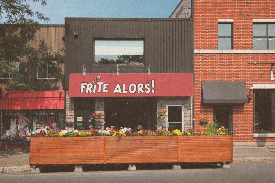 Frite Alors restaurant in Montréal, Canada