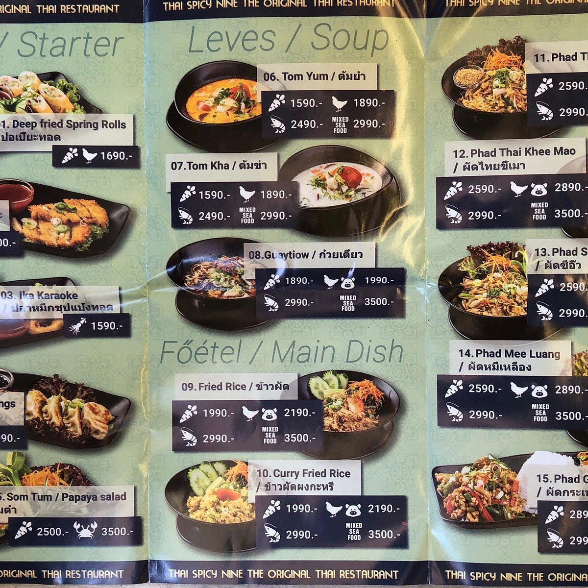 Thai Spicy Nine restaurant in Siofok, Hungary