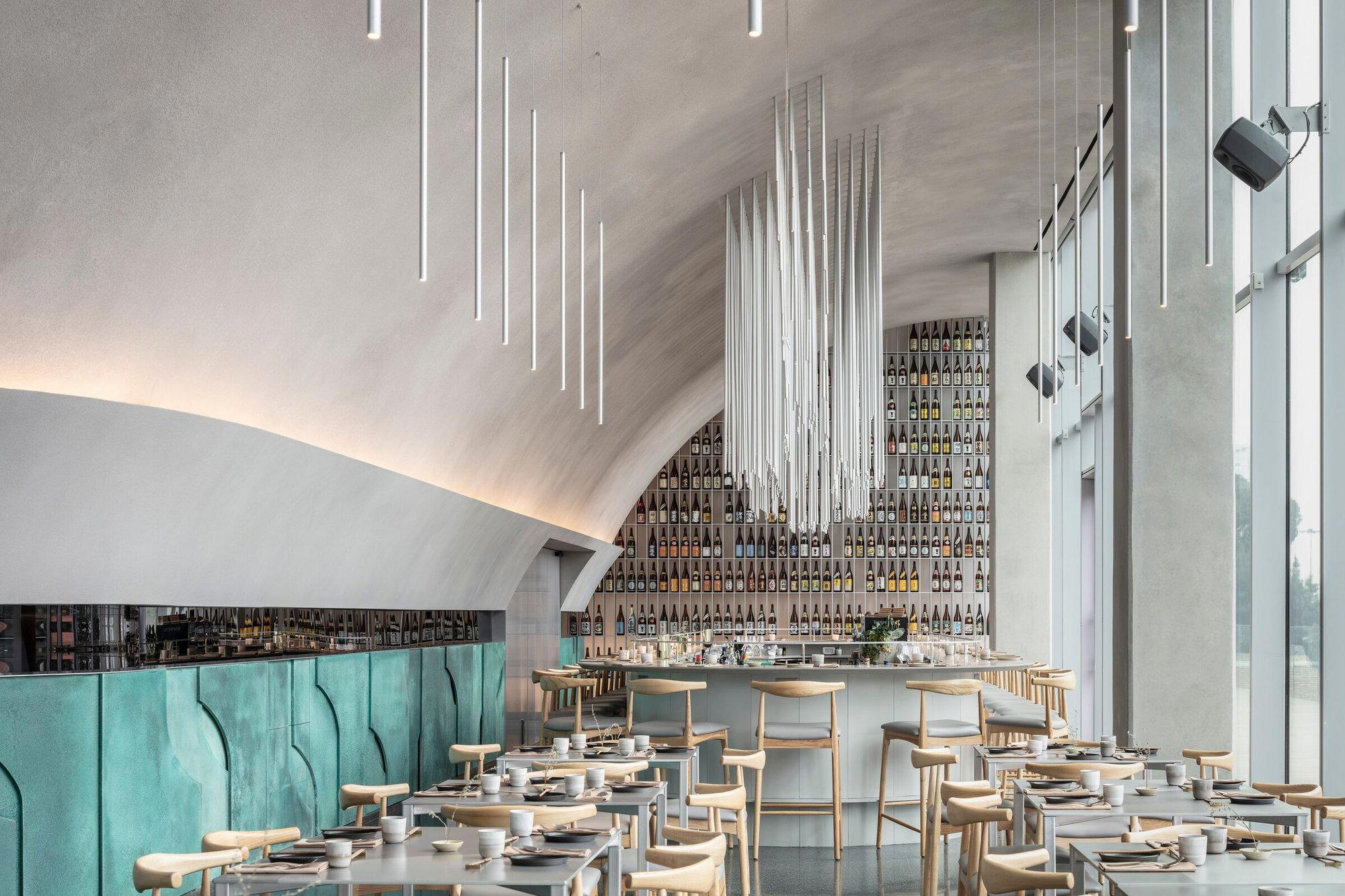 a restaurant in Tel Aviv, Israel