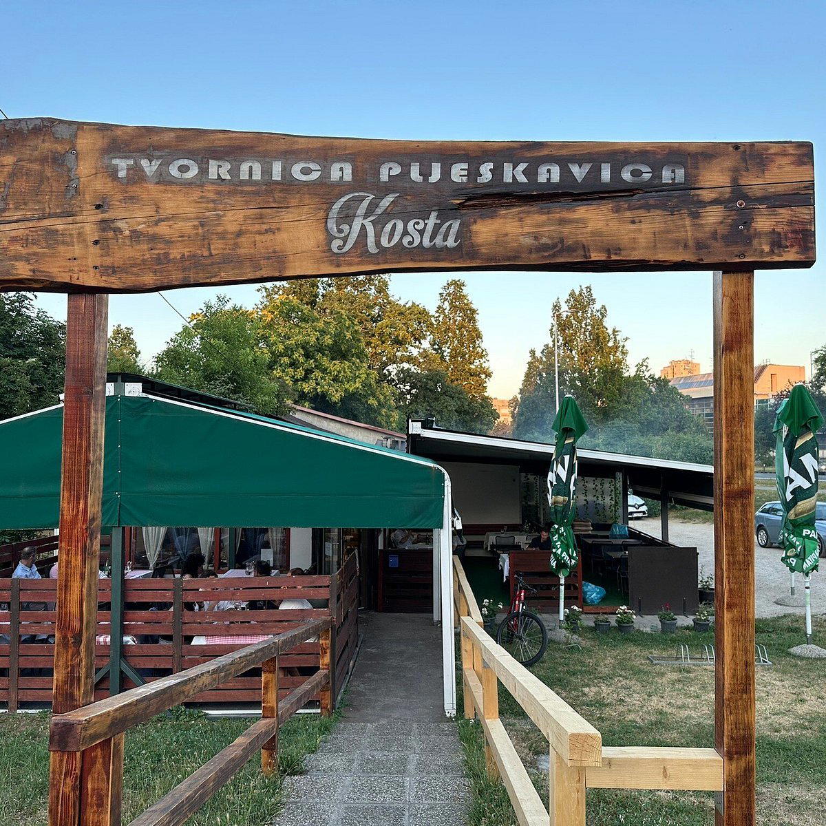 Tvornica Pljeskavica Kosta restaurant in Zagreb, Croatia