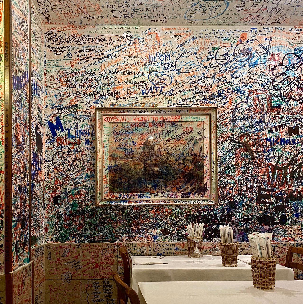 Hostaria Romana restaurant in Rome, Italy