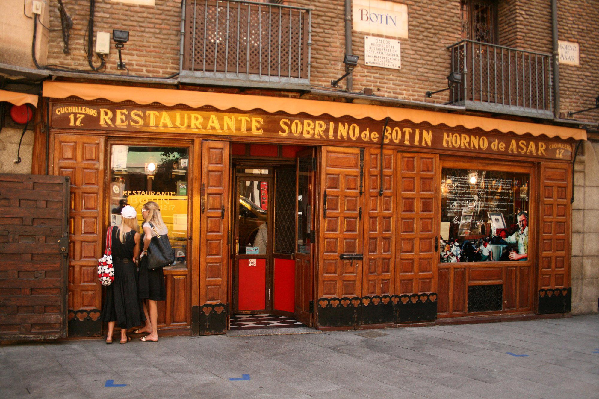 Sobrino de Botín restaurant in Madrid, Spain