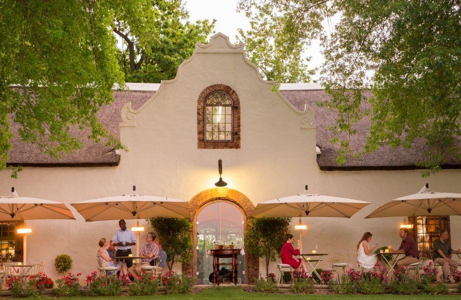 Rust en Vrede restaurant in Stellenbosch, South Africa