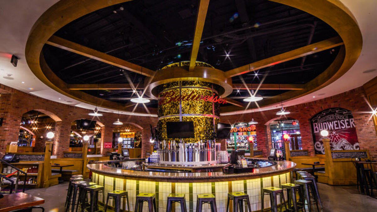 Crown Hall at Budweiser Brew House restaurant in St Louis, United States