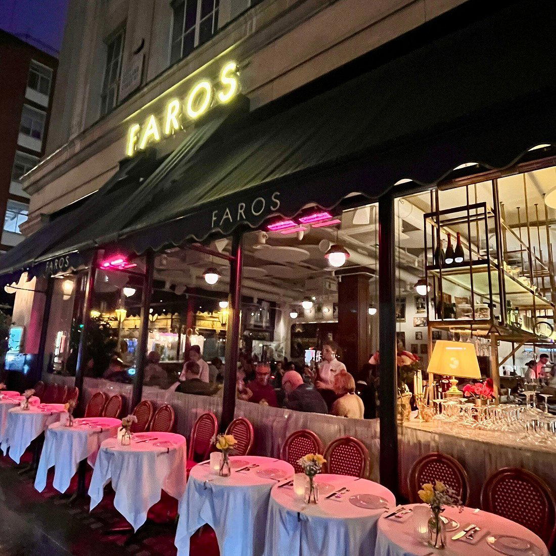 Faros Oxford Circus restaurant in London, United Kingdom