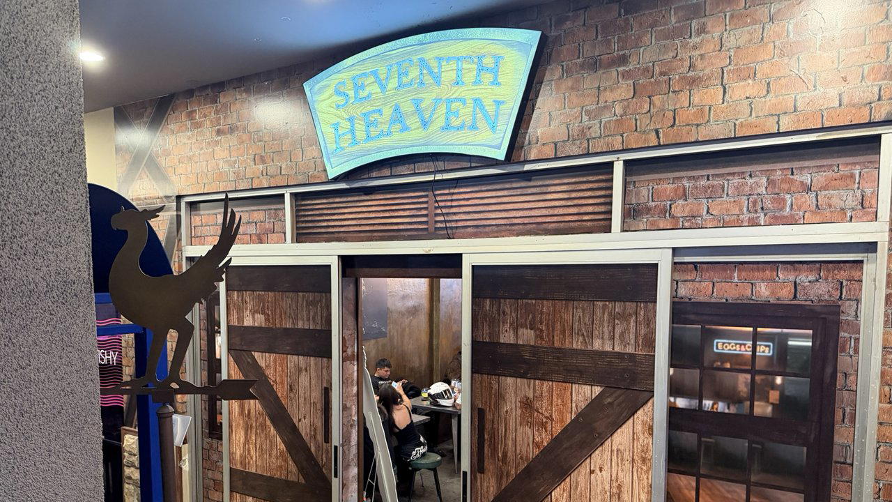 FFVII seventh heaven at Boba Bear restaurant in Los Angeles, United States