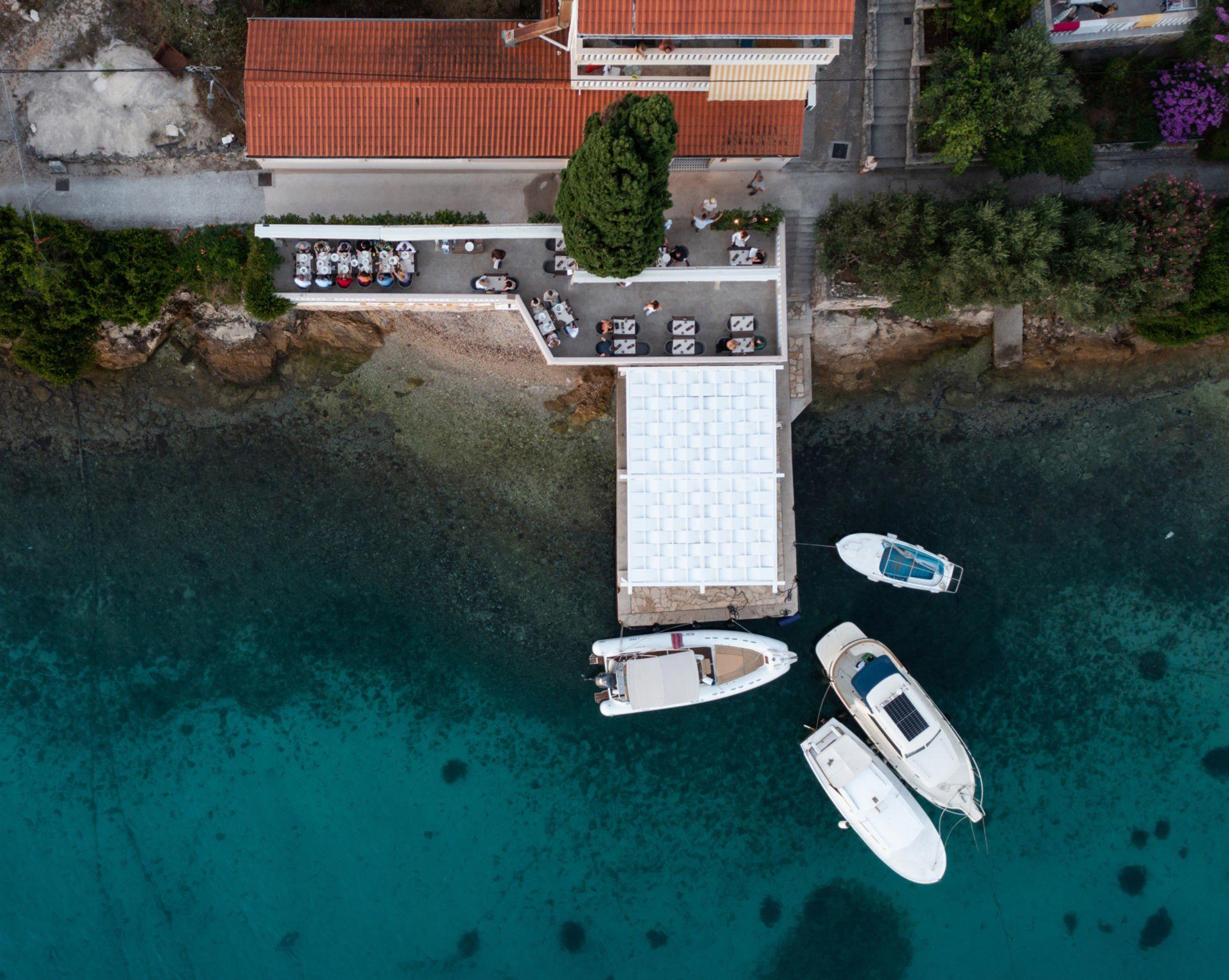 Lazaret restaurant in Osljak, Croatia