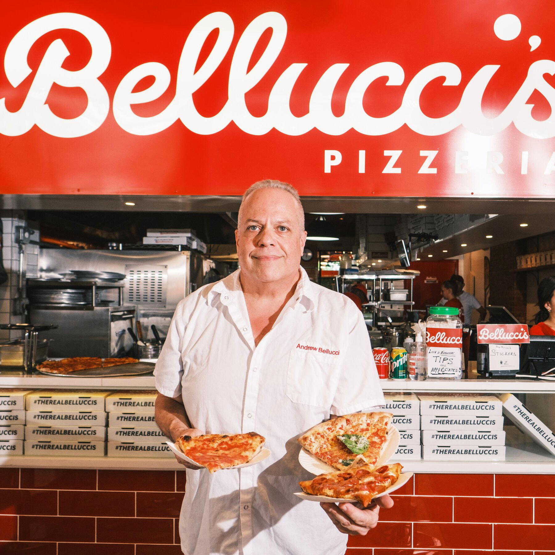 Andrew Bellucci’s Pizzeria restaurant in New York City, United States