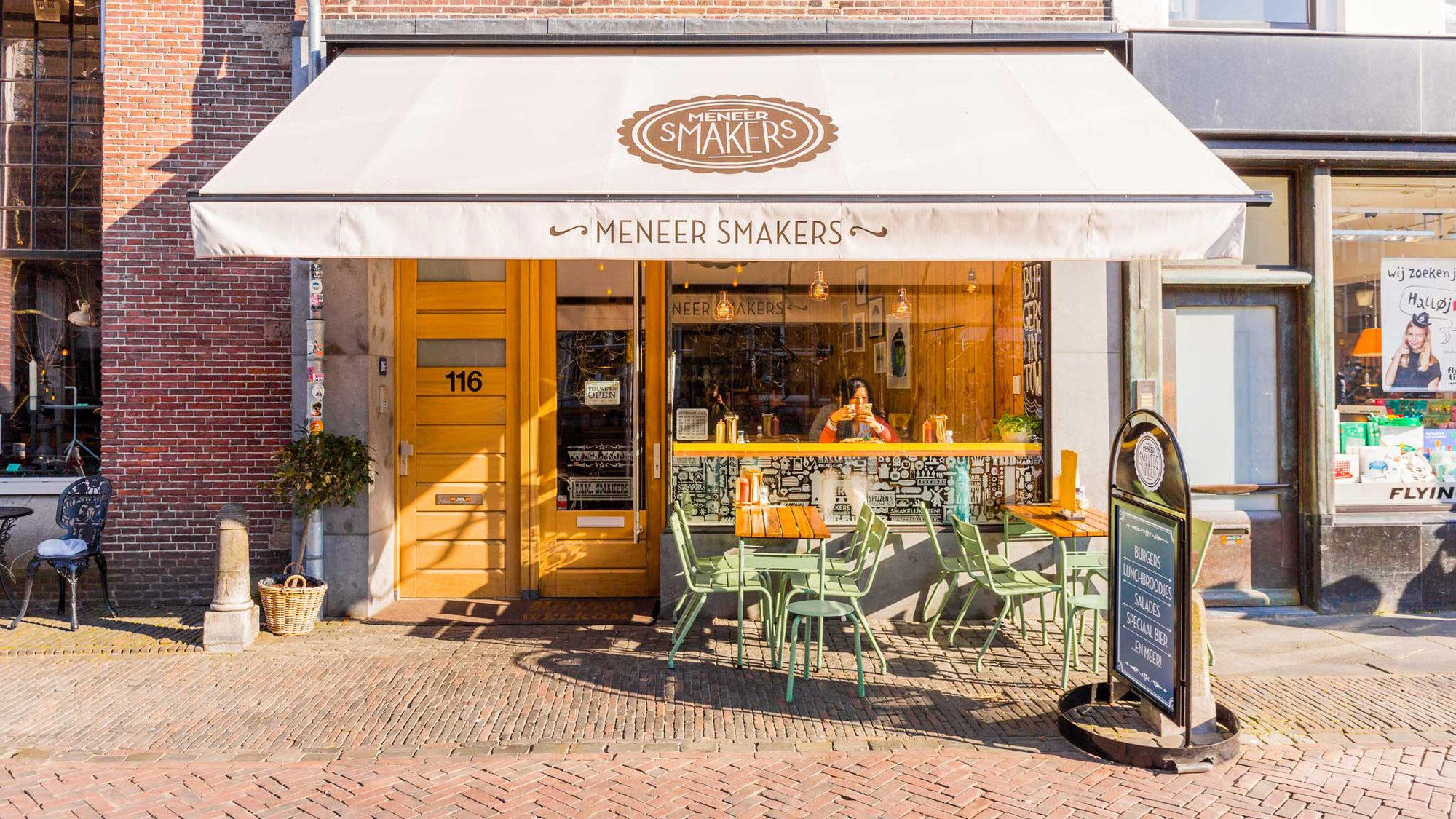 Meneer Smakers restaurant in Utrecht, Netherlands