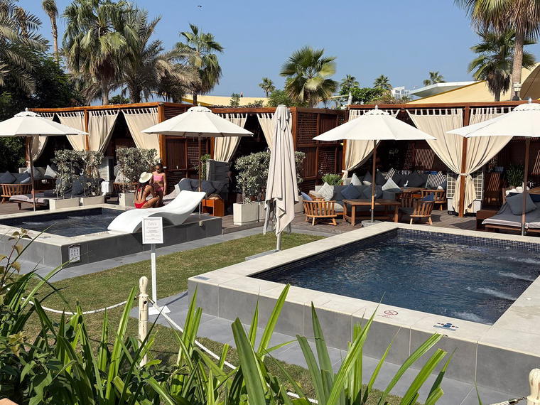 Azure Beach, Dubai, United Arab Emirates