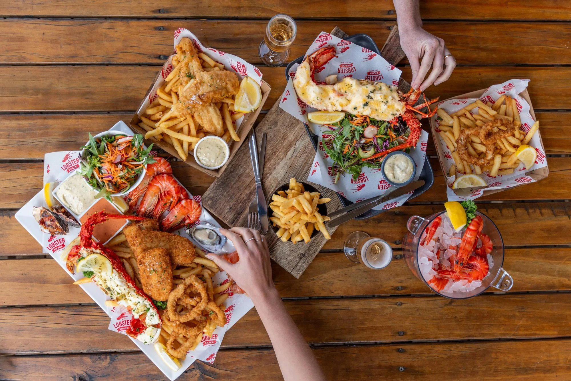 Lobster Shack restaurant in Bicheno