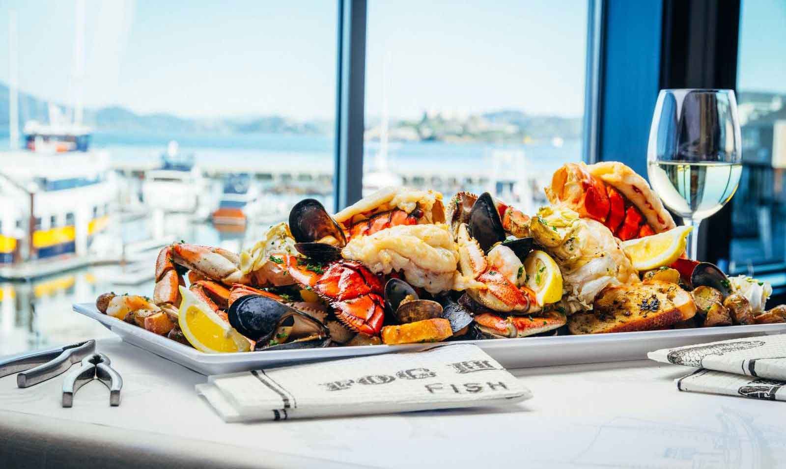 Fog Harbor Fish House restaurant in San Francisco, United States