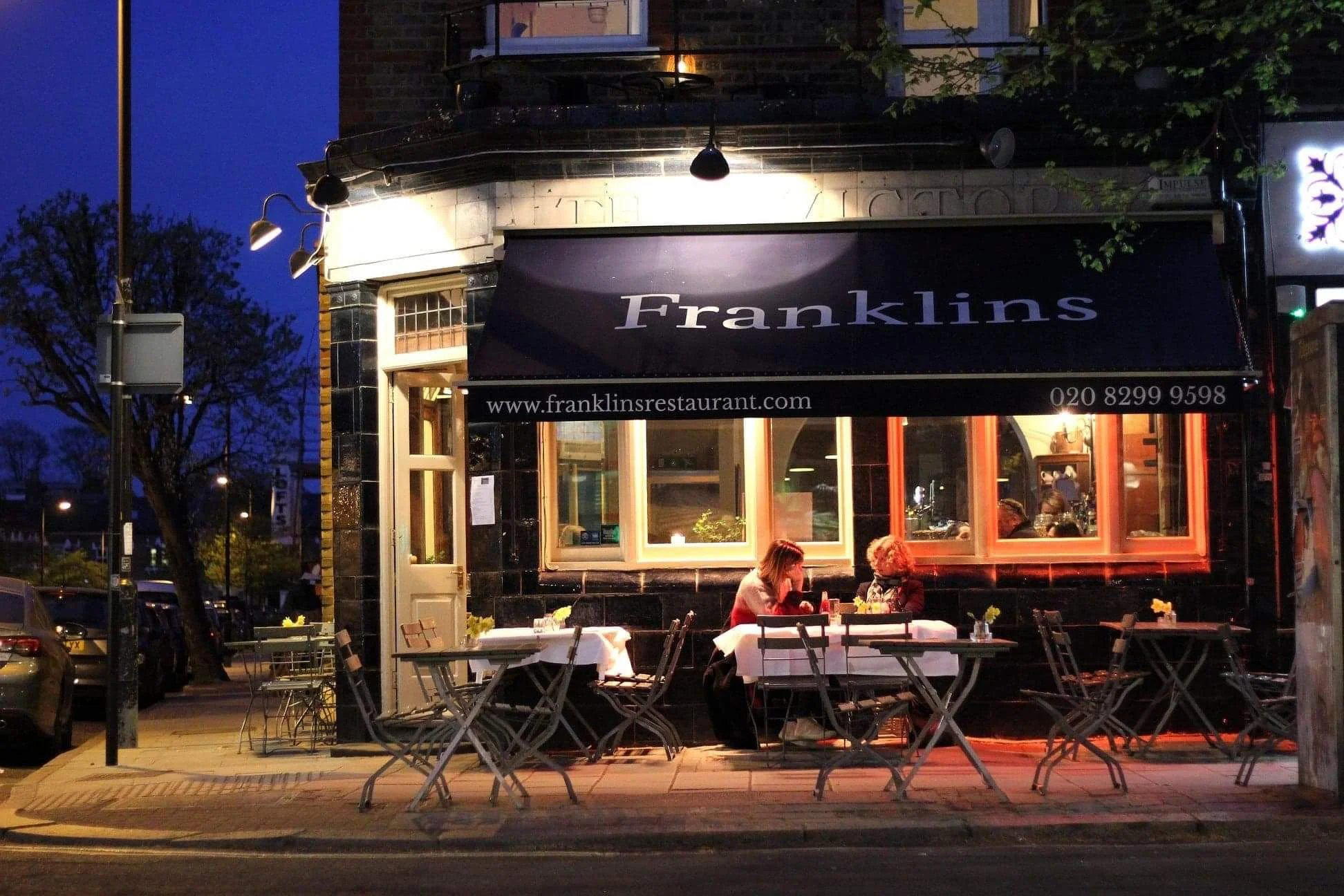 Franklins restaurant in London, United Kingdom