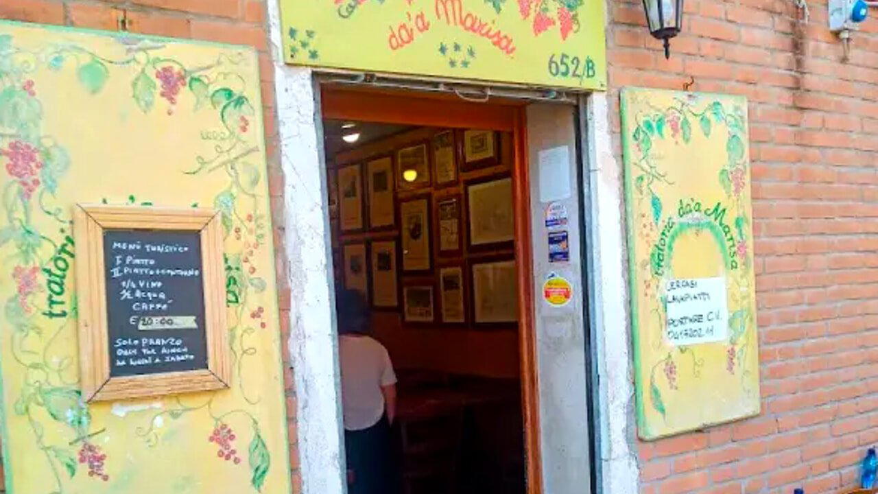 Trattoria da'a Marisa restaurant in Venice, Italy