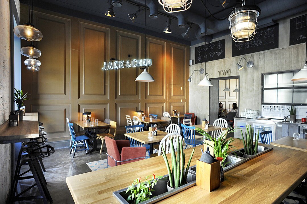 Jack & Chan restaurant in St. Petersburg, Russia