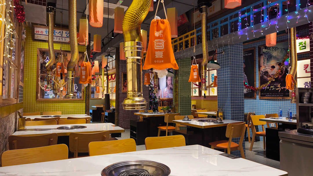 Hangy BBQ Corean restaurant in Madrid, Spain