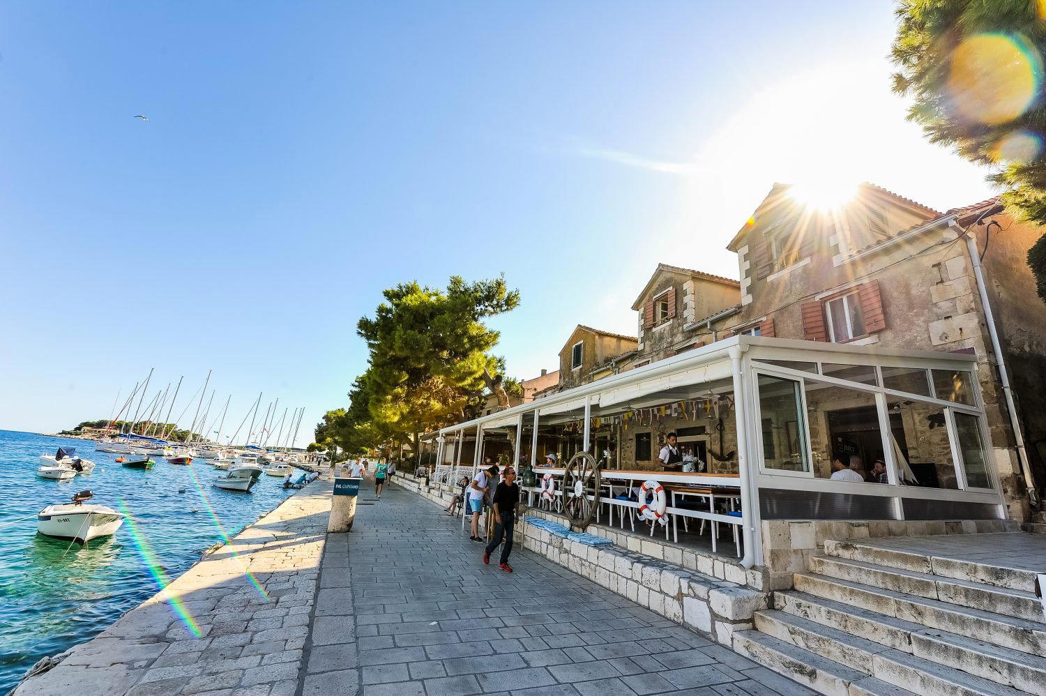 Kod Kapetana restaurant in Hvar, Croatia