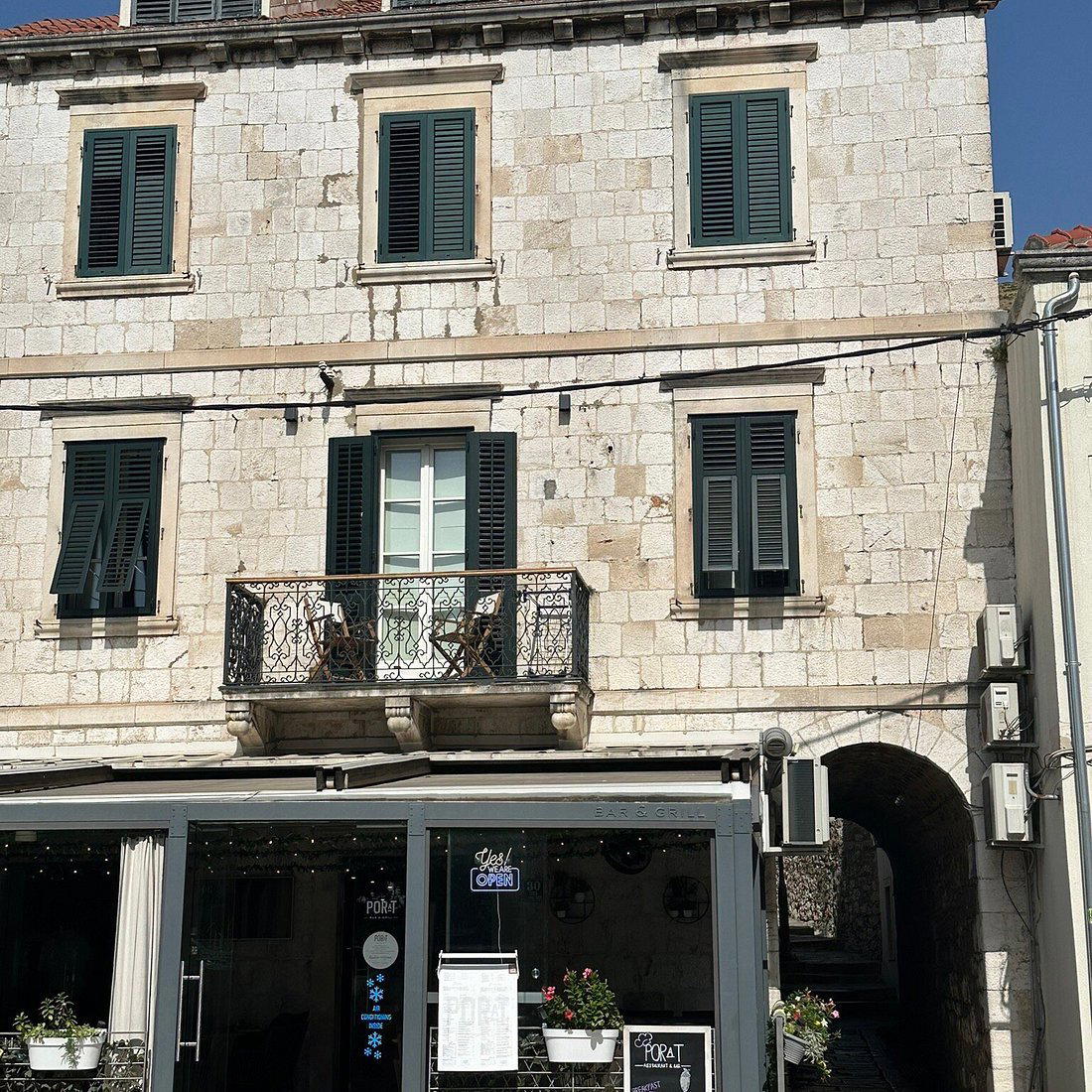 Porat restaurant in Dubrovnik, Croatia