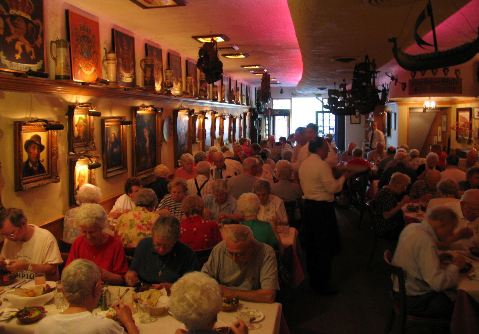 Old Europe restaurant in Washington DC, United States