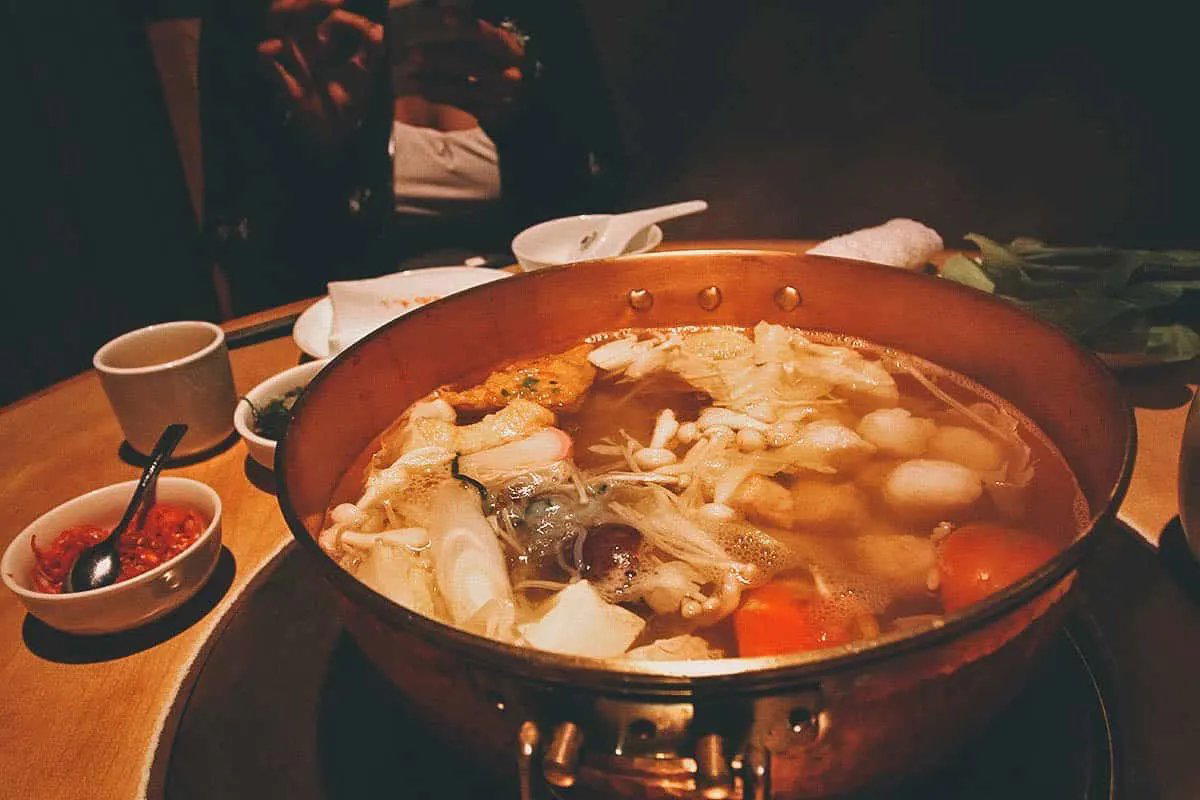 Orange restaurant in Taipei, Taiwan