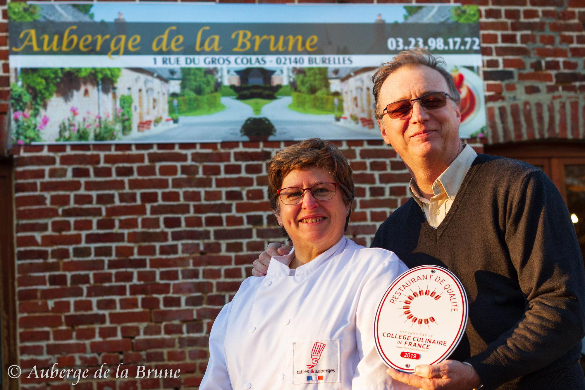 Auberge de la Brune restaurant in Burelles