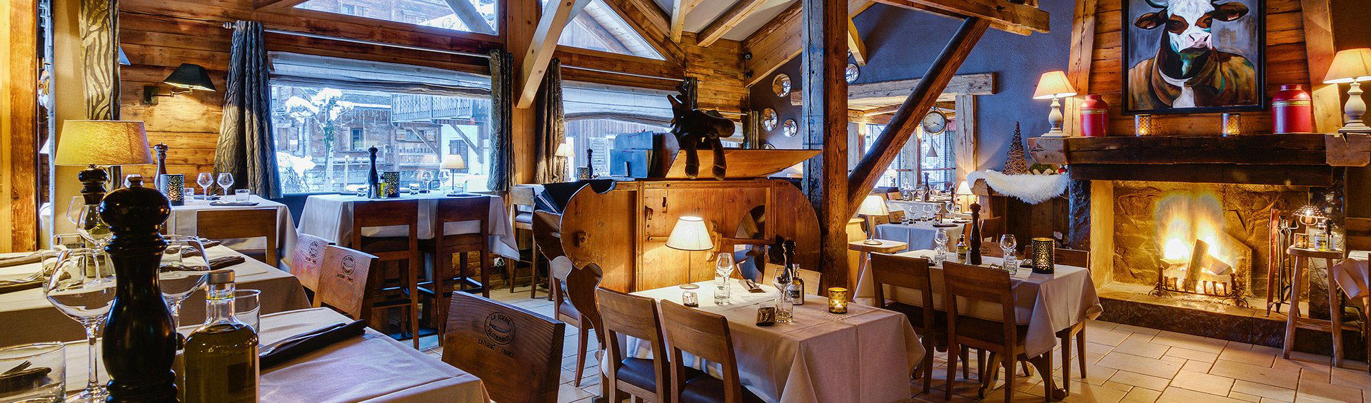 La Scierie restaurant in La Clusaz, France
