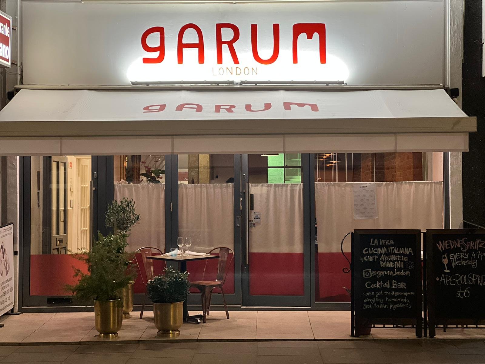 Garum, Restaurant in London