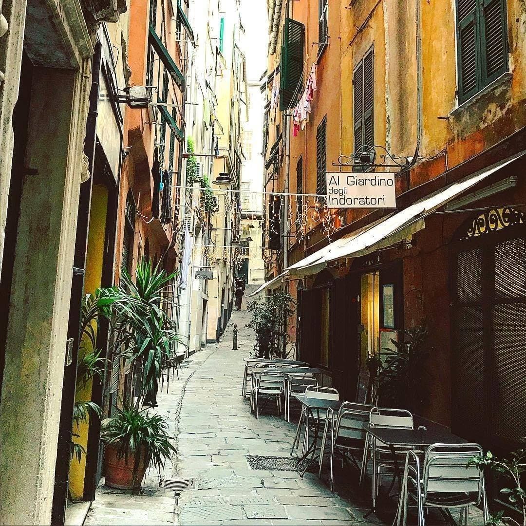 Al Giardino Degli Indoratori restaurant in Genoa, Italy