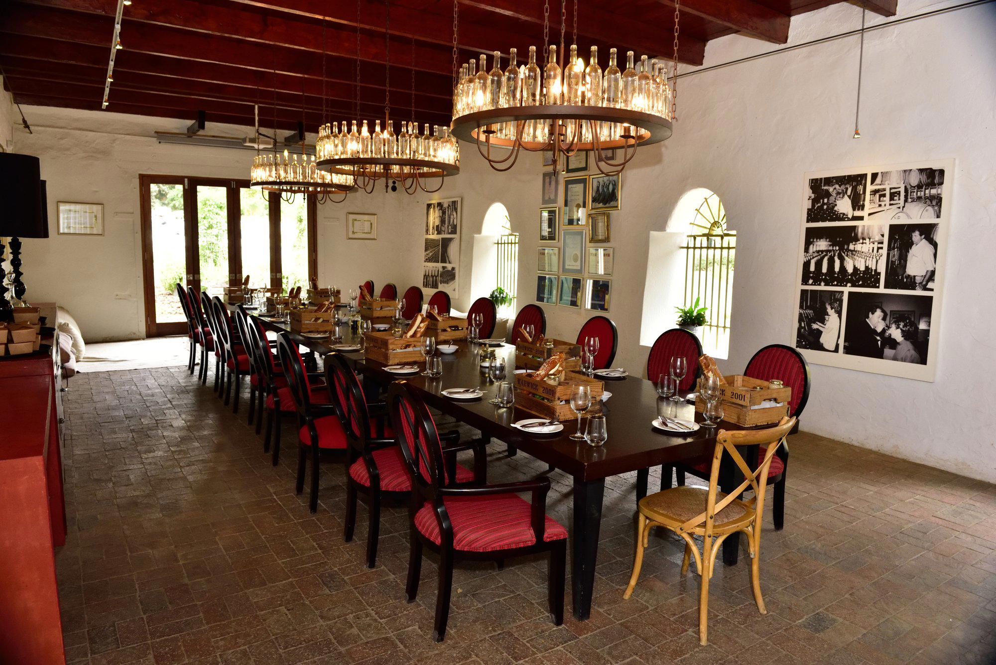 Warwick Wine Estate restaurant in Stellenbosch, South Africa