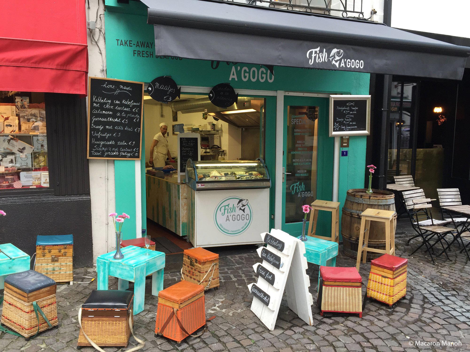 Fish A'Gogo restaurant in Antwerp, Belgium