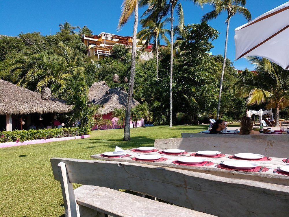 Playa Rosa Beach Club restaurant in Careyes