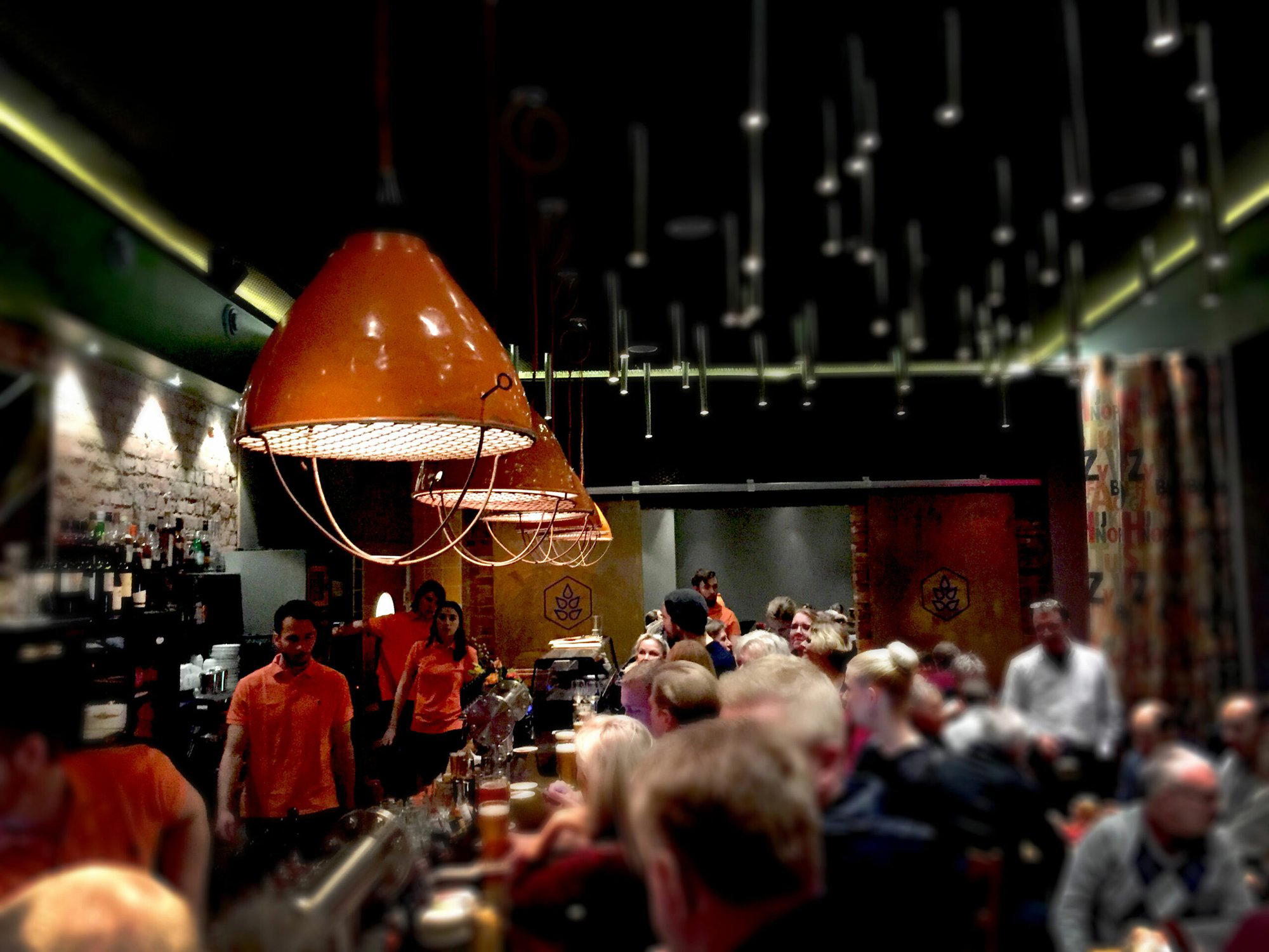 Bryggeriet Ångkvarn restaurant in Uppsala