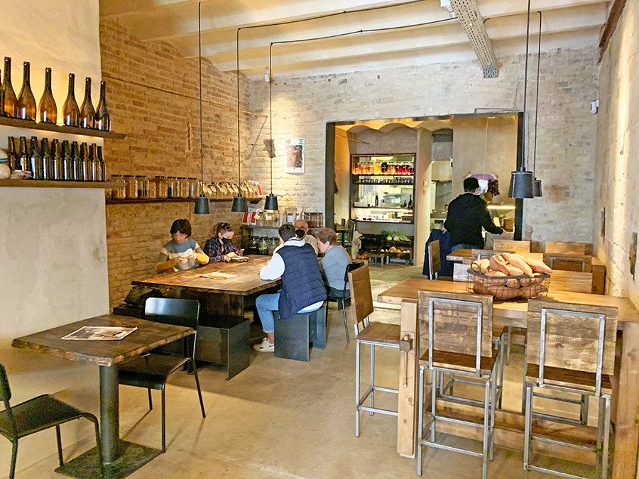 Fat Veggies restaurant in Barcelona, Spain