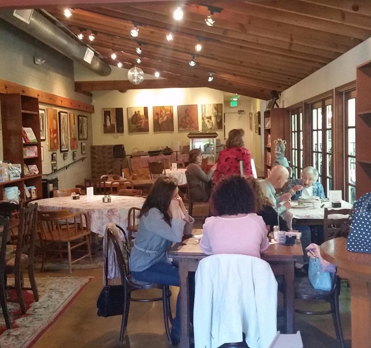 Penelope's Cafe Books & Gallery restaurant in La Canada Flintridge, United States