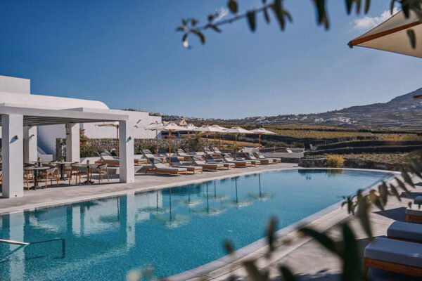 Pergola Pool Restaurant, Restaurant in Santorini