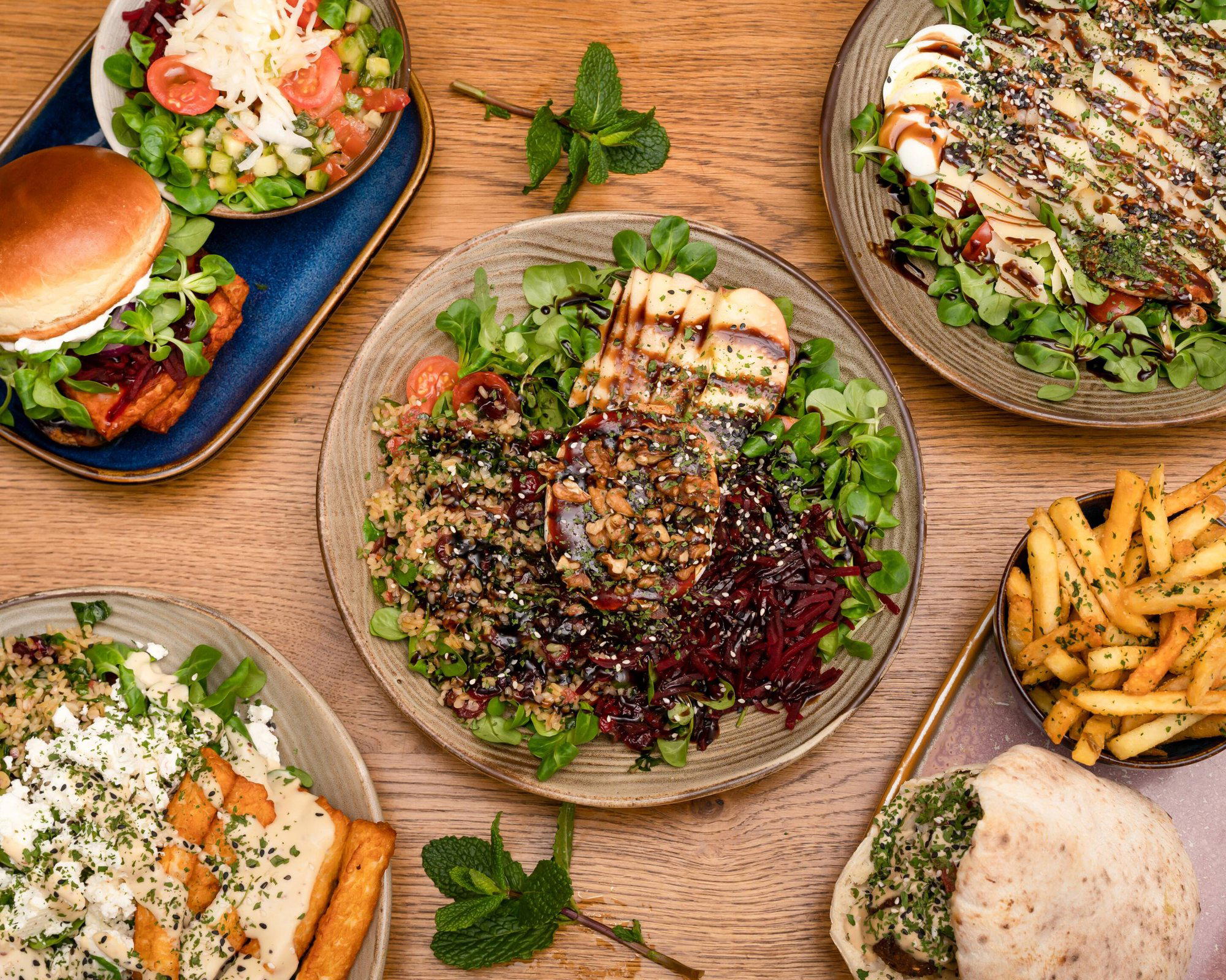 Heppy Green West restaurant in Frankfurt, Germany