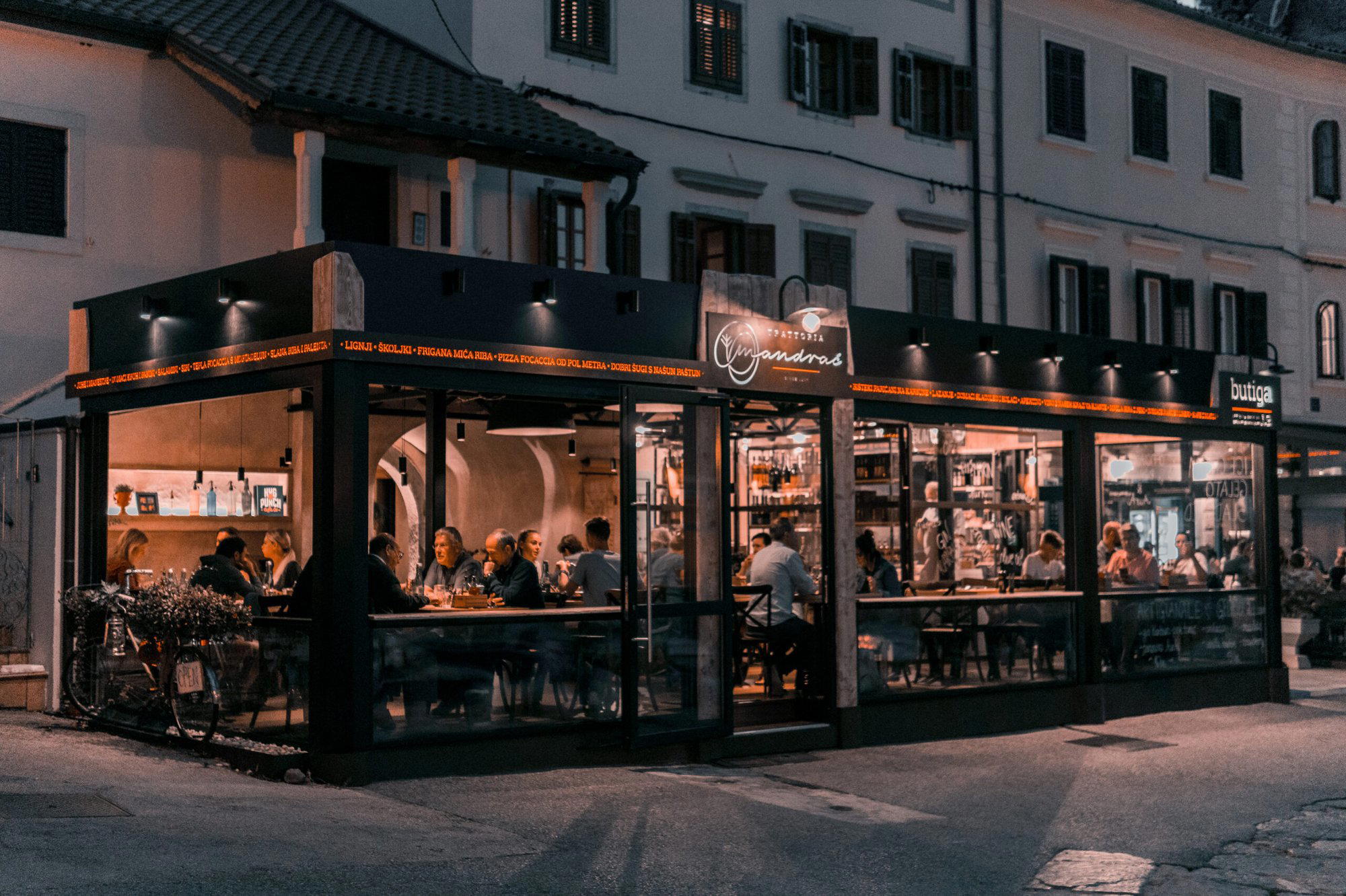 Trattoria Mandrać restaurant in Opatija, Croatia
