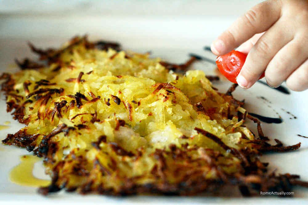 Baby restaurant in Rome, Italy