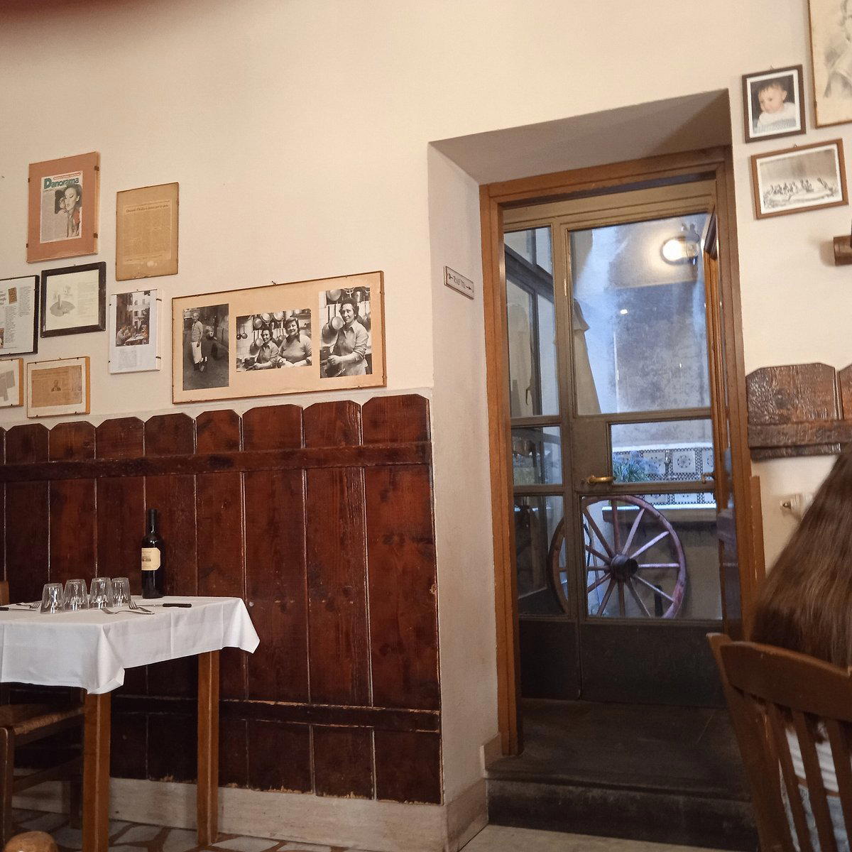 Trattoria da Lucia restaurant in Rome, Italy