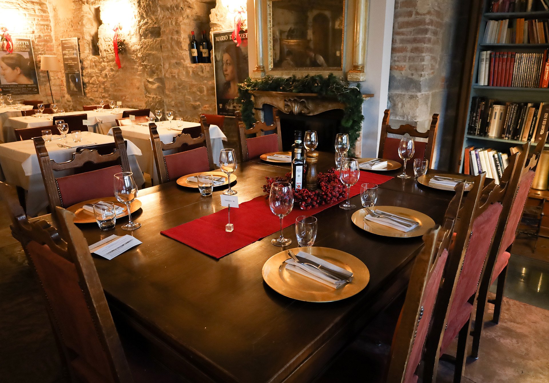 Da Mimmo restaurant in Bergamo, Italy