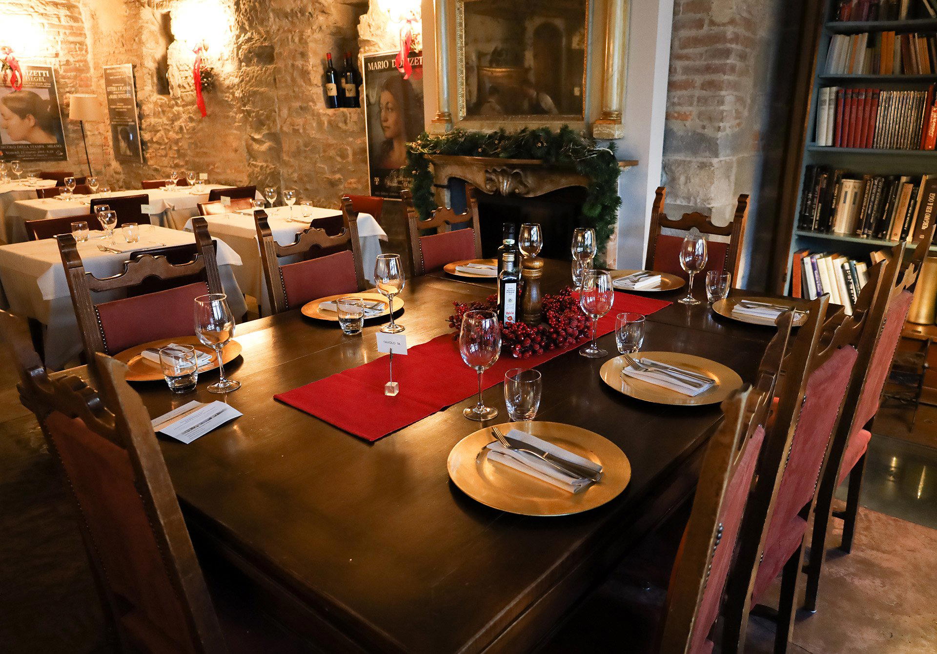 Da Mimmo restaurant in Bergamo, Italy
