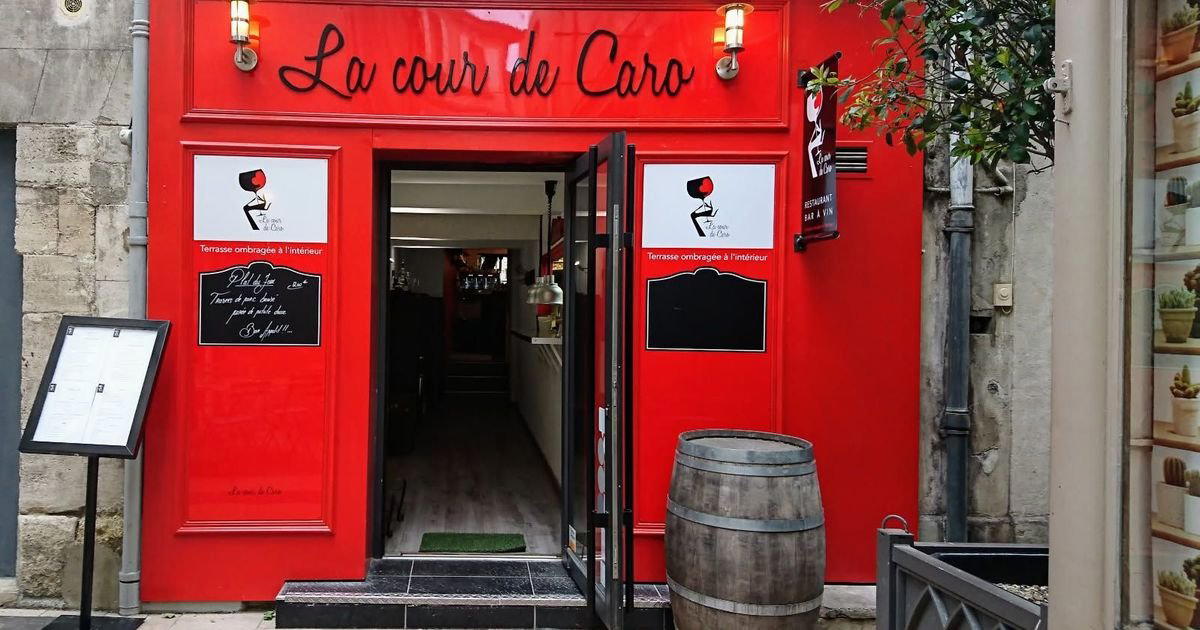 La Cour de Caro restaurant in Avignon, France