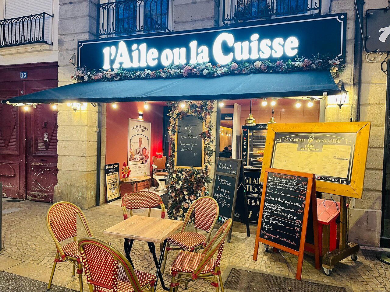 L Aile ou la Cuisse restaurant in Saint-Étienne, France